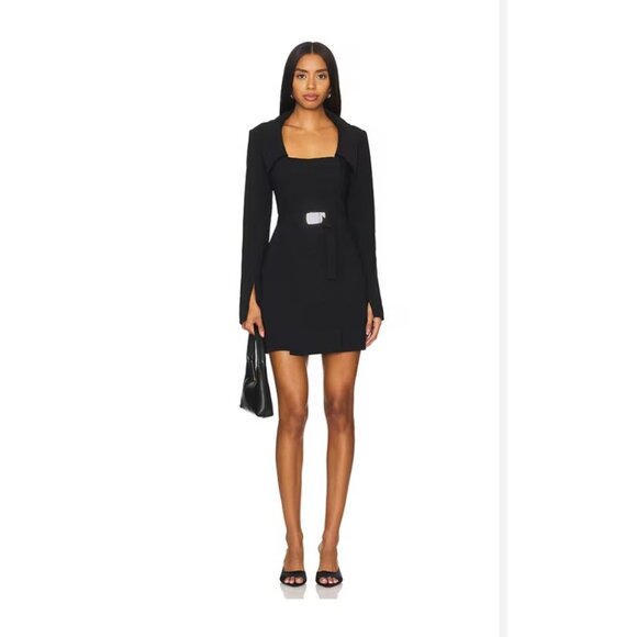 Amanda Uprichard Black Larenta Blazer Dress NWOT - Size XS - Picture 10 of 10